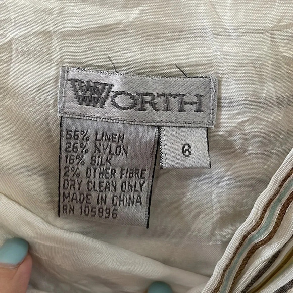 Worth cropped cami tank size 6 - Picture 2 of 3
